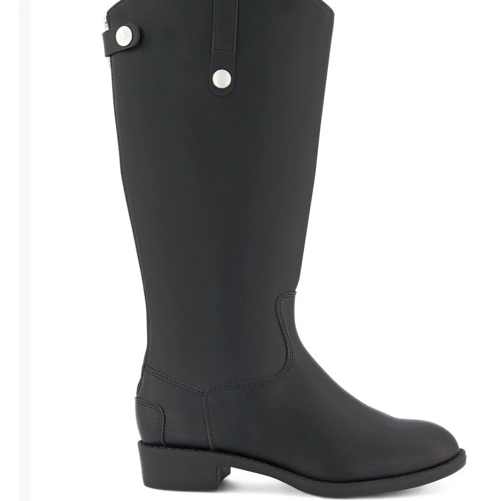 Sam Edelman Black Kids Boots with Silver Accents(NWOT)